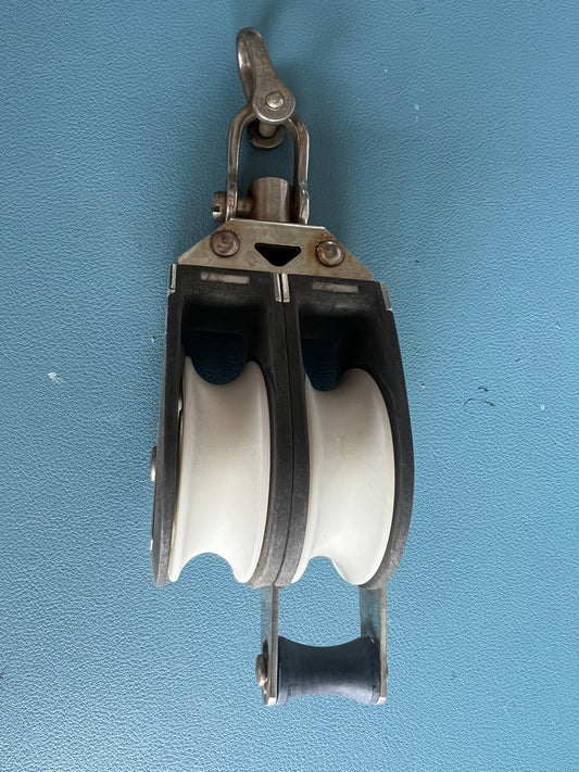 Ronstan All Purpose Block - Double Block - Full Swivel Head with Beckett