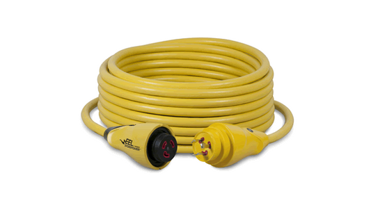 Marinco Cordset 30 AMP 50' Yellow Shore Power NEW