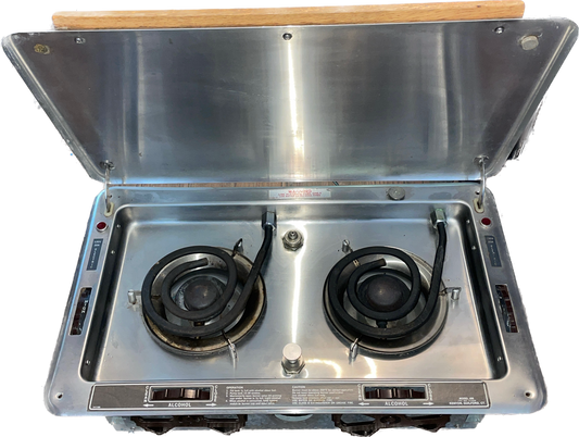 Kenyon 2 Burner Combination Alcohol/Electric Stove Model 406