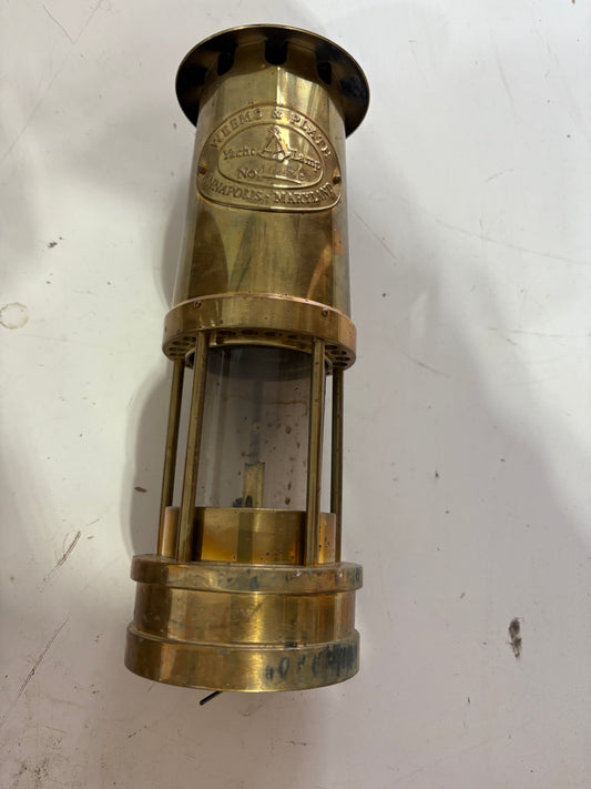 Weems and Plath Brass Yacht Lamp Model #700