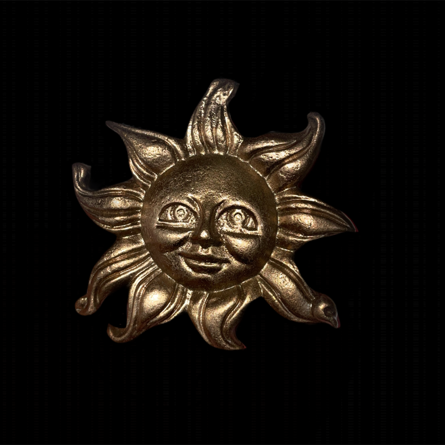 bronze sun drawer pull