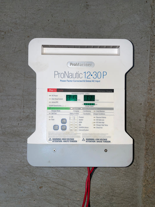 front Promariner Pronautic 1230P Onboard Marine Battery Charger - 30AMP 12V 3 BANK
