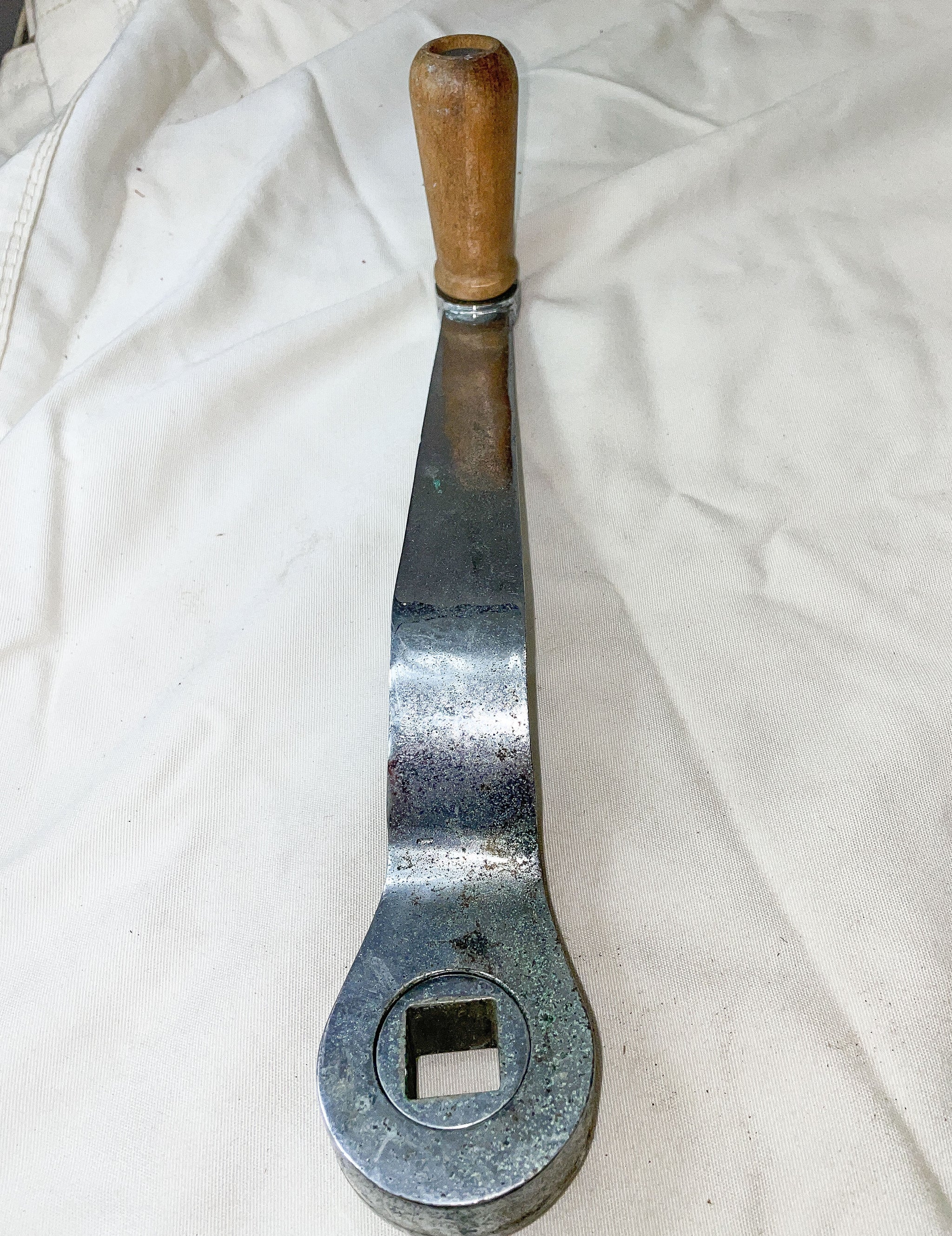 Vintage Chromed Bronze Ratcheting Winch Handle Sailboat Parts