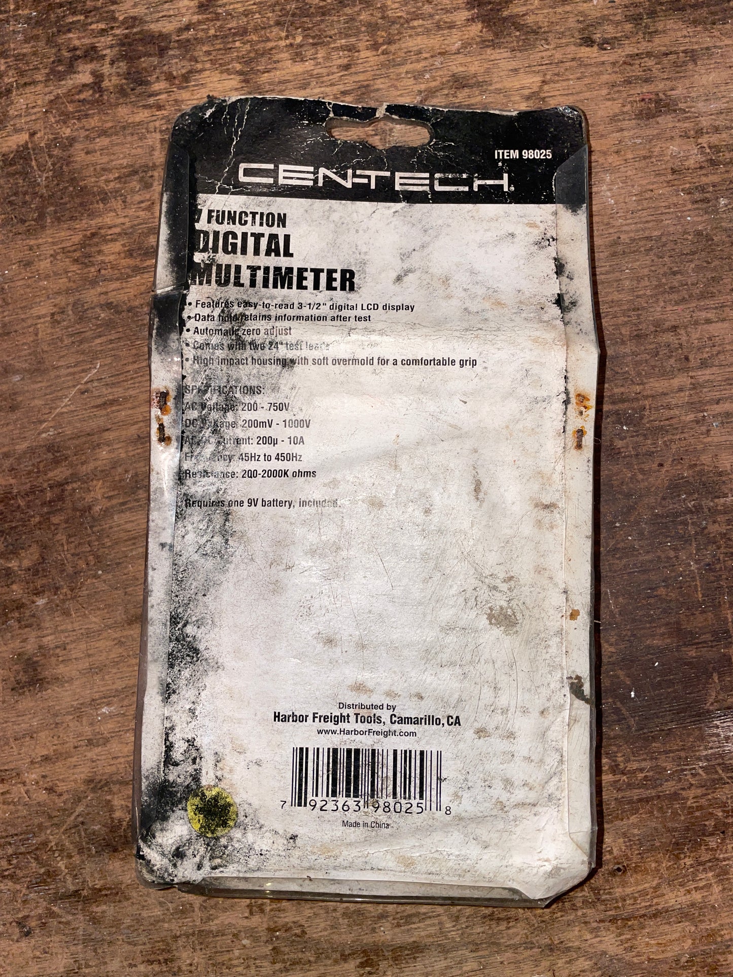 Cen-Tech 7 Function Digital Multimeter
