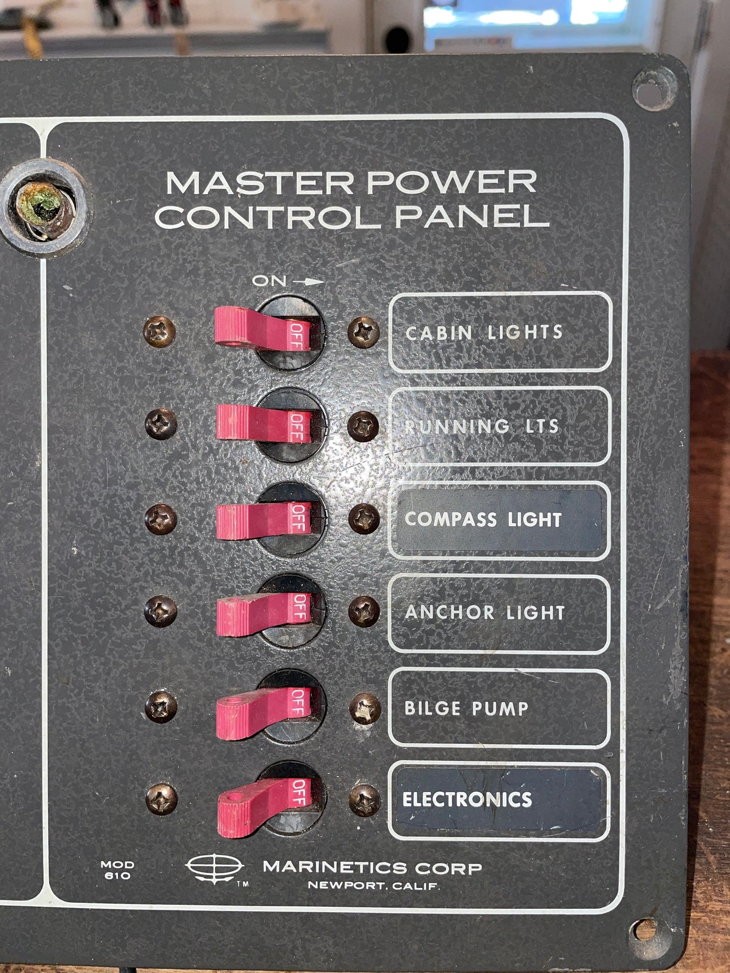 Marinetics Corp. Master Power DC Control Panel