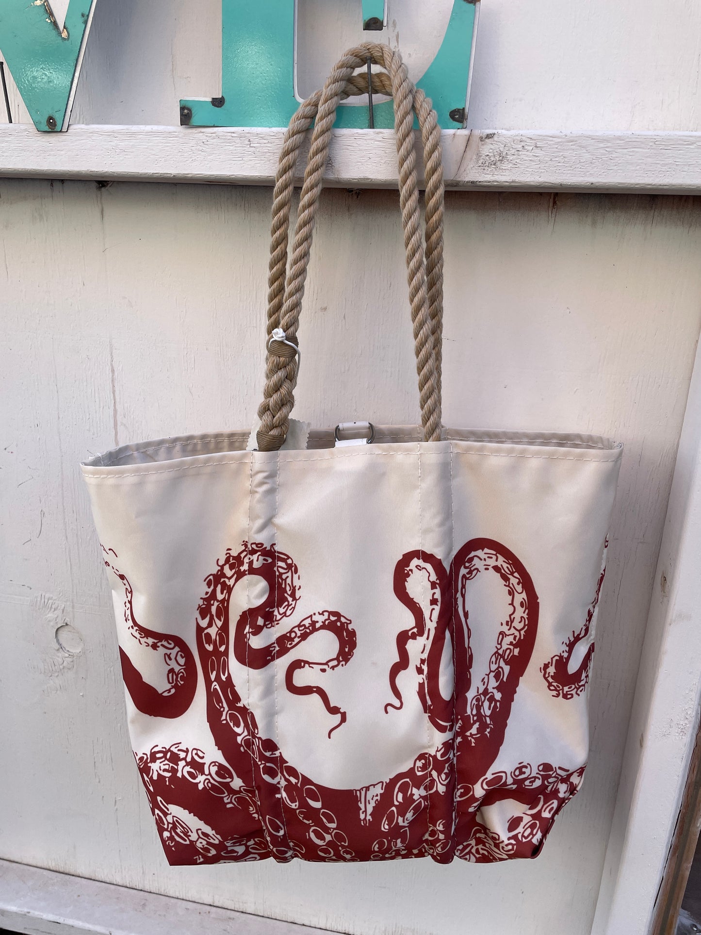 Sea Bags Maine Rustic Octopus Medium Tote