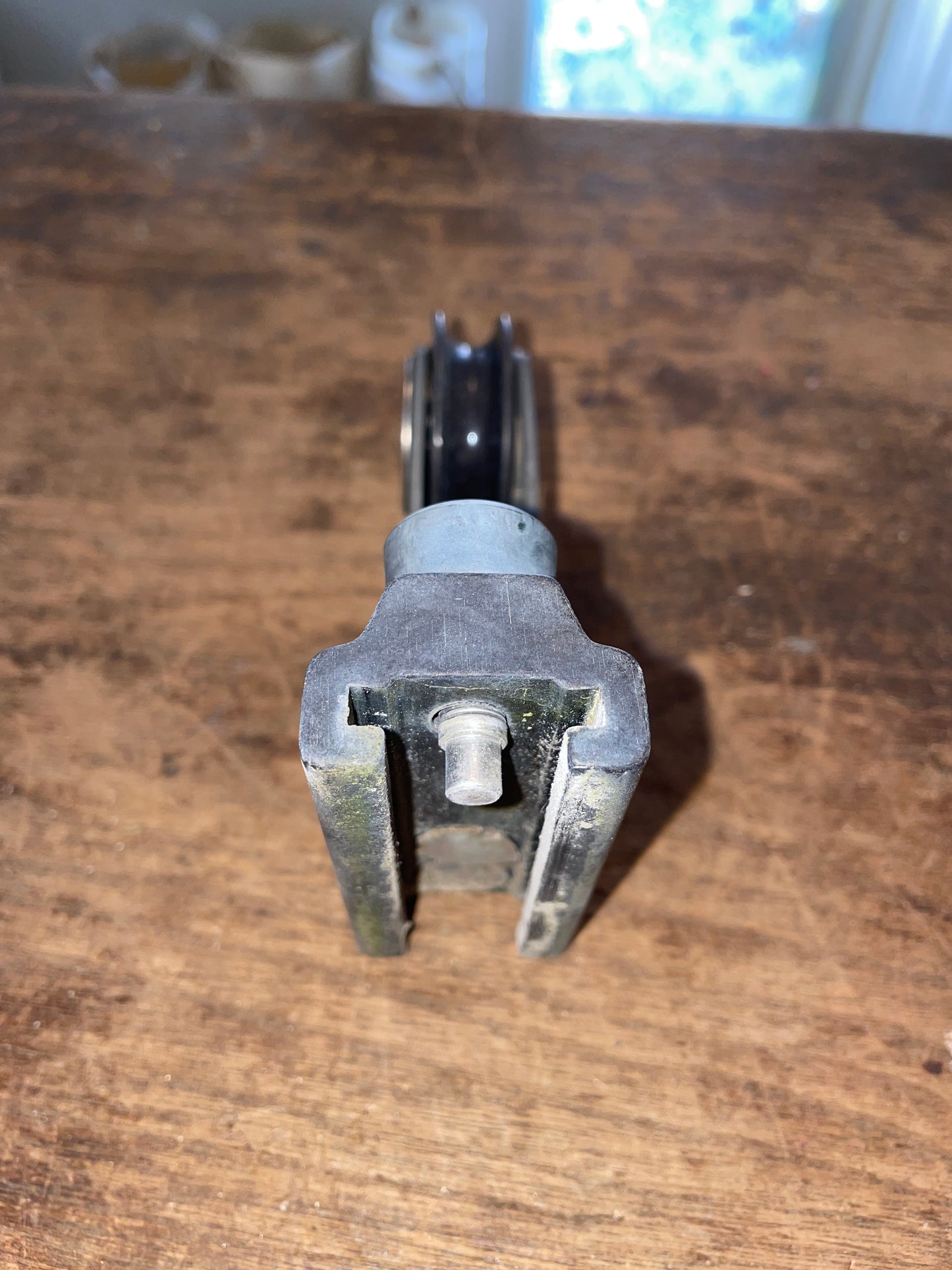 Garhauer Single Block 2” Sheave Spring Loaded 1” Spring Top Track Car ...