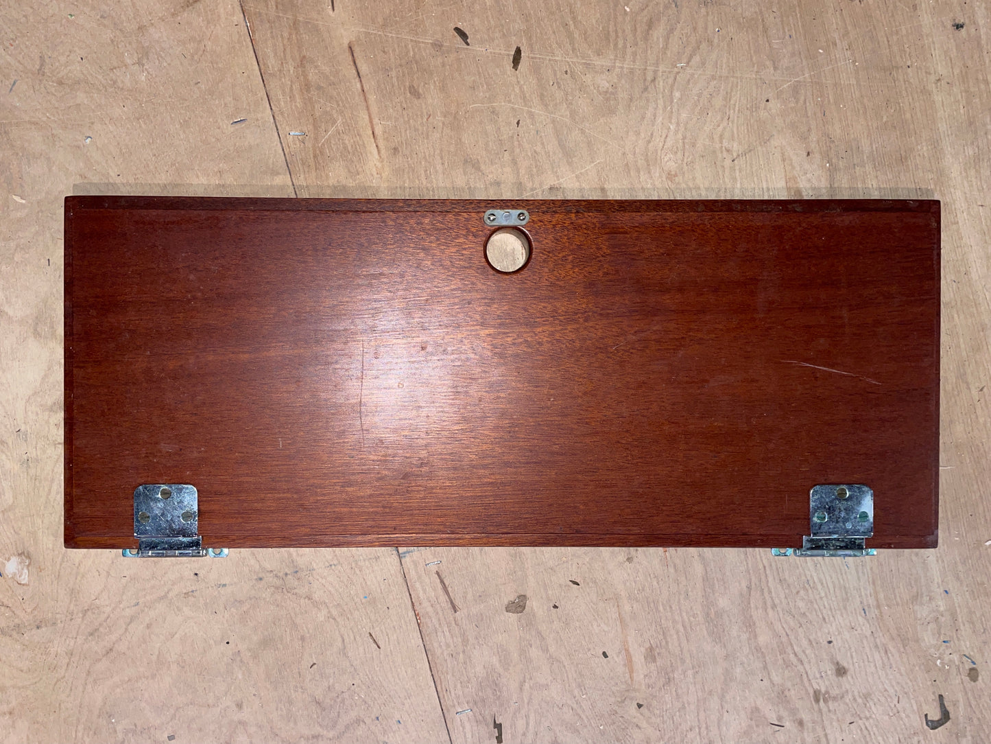 Horizontal Teak Cabinet Door Off A Bristol 35