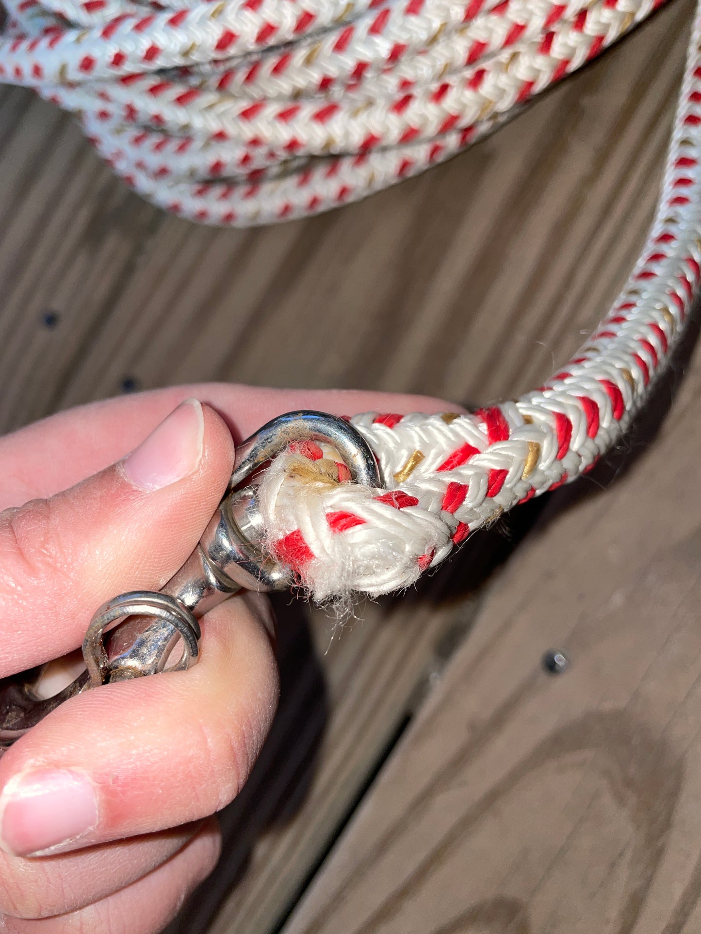 Double Braided 30’ 3/8” Line With Shackle