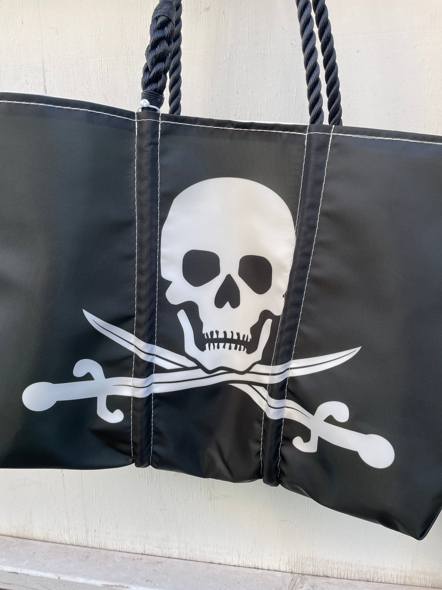 Sea Bags Maine Jolly Roger Large Tote