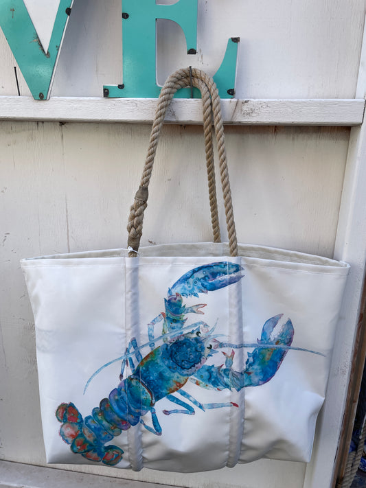 Sea Bags Maine Multicolor Lobster Large Tote
