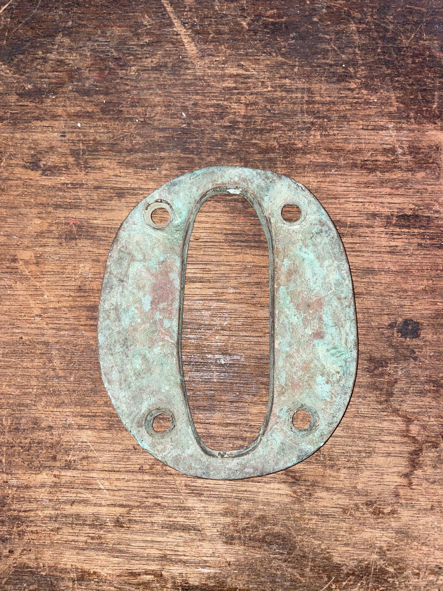 Antique Bronze Boat Letters - 3 3/4”L x 3”W