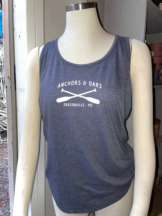 Anchors And Oars Tank Top