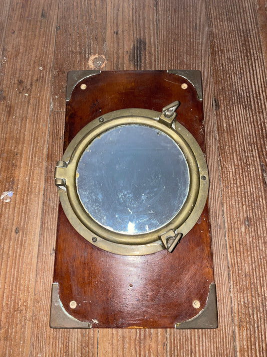 Brass Port Light Mirror