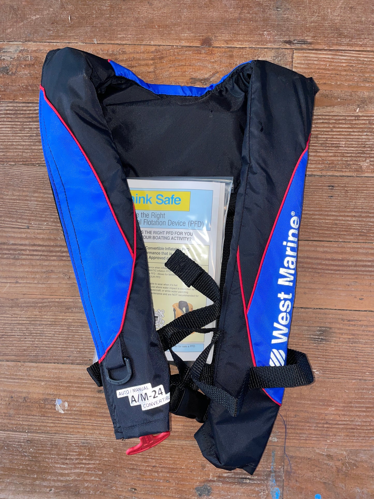 West Marine Auto/manual24 Convertible Type V Personal Floatation Devi