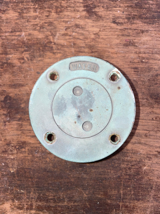 Vintage Bronze Wilcox Crittenden Water Deck Fill- 3 1/8”
