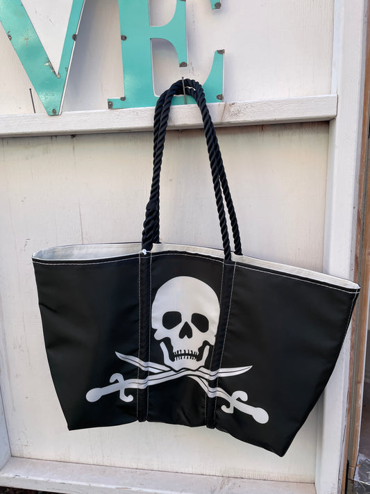 Sea Bags Maine Jolly Roger Large Tote