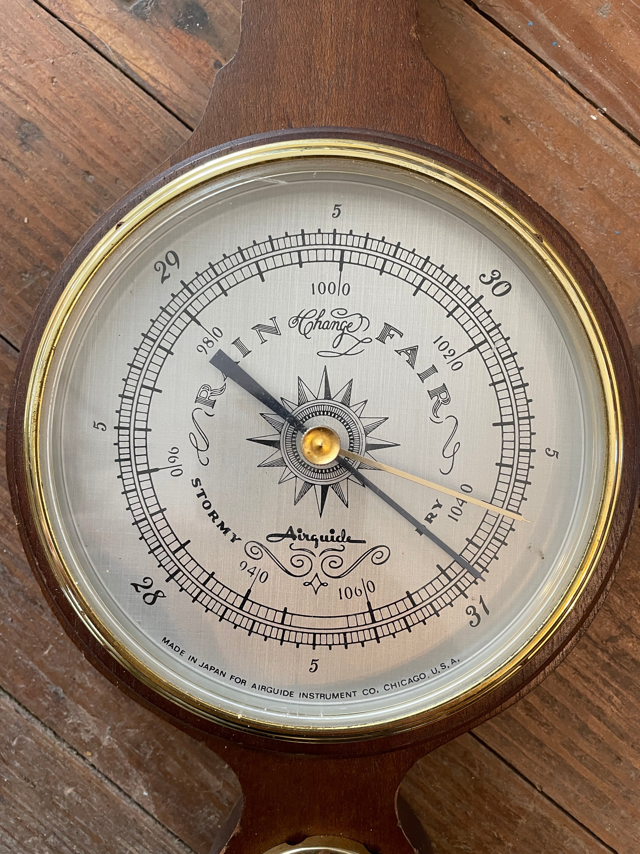 Airguide Barometer/Thermometer Sailboat Parts