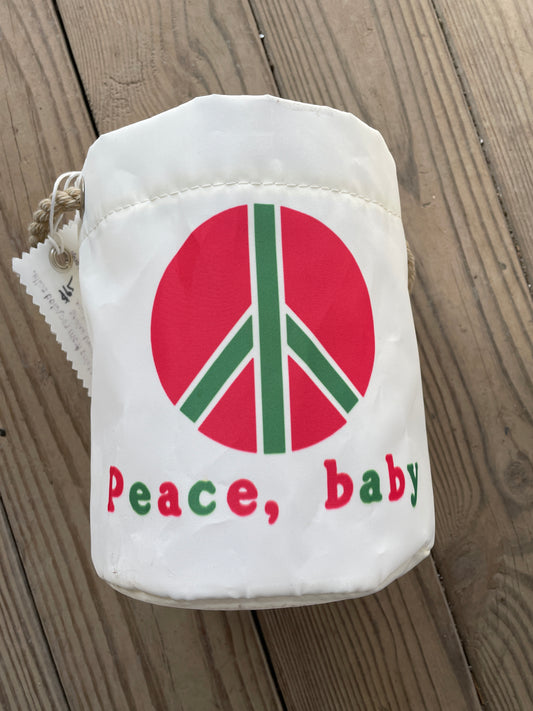 Sea Bags Maine Baby Gift Set Bucket Bag -Peace