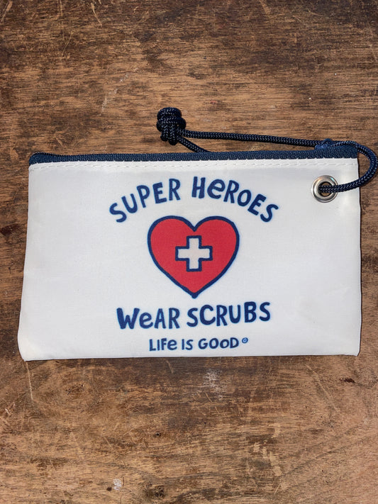 Sea Bags Maine Life Is Good Superhero’s Wristlet