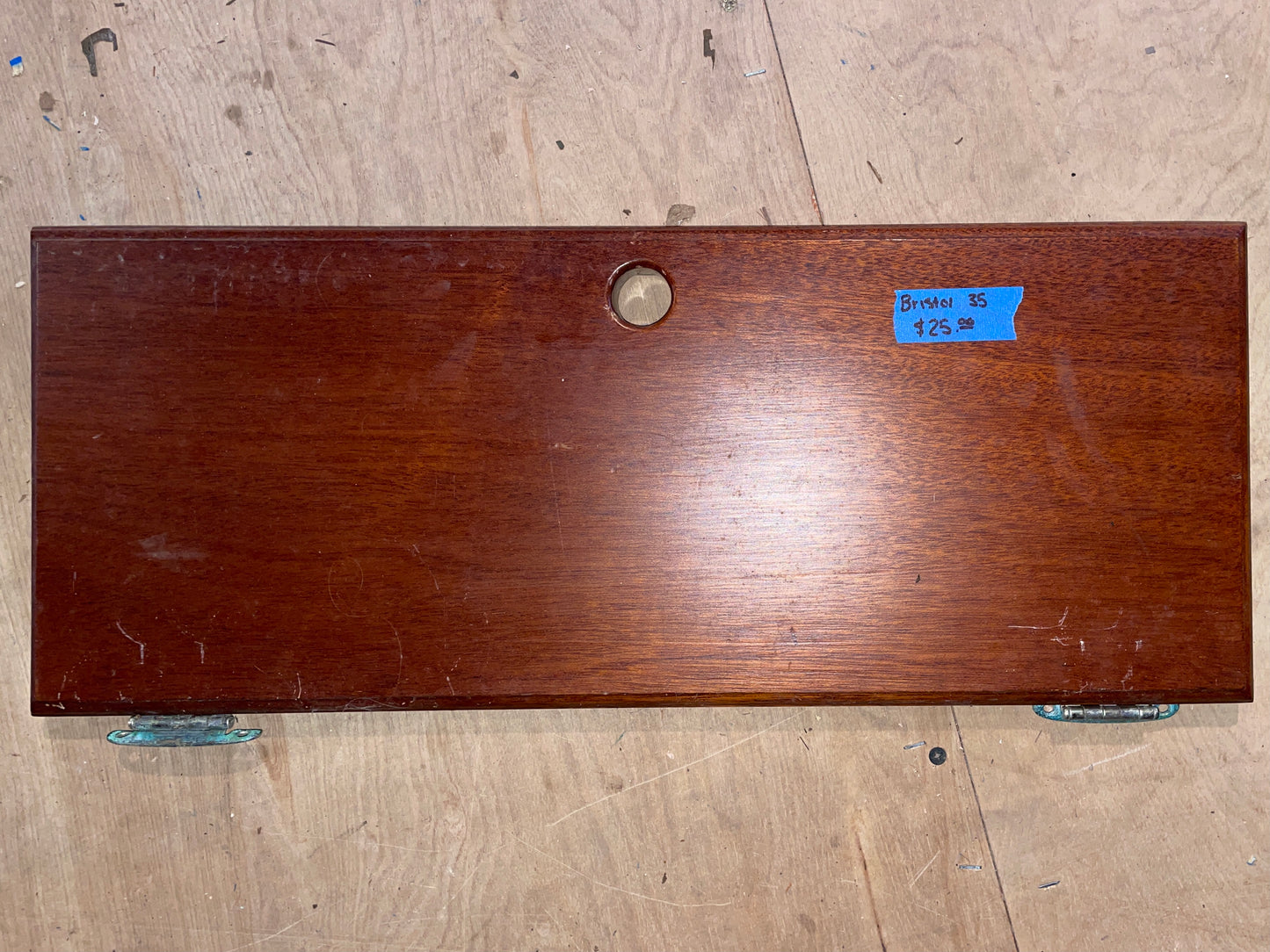 Horizontal Teak Cabinet Door Off A Bristol 35