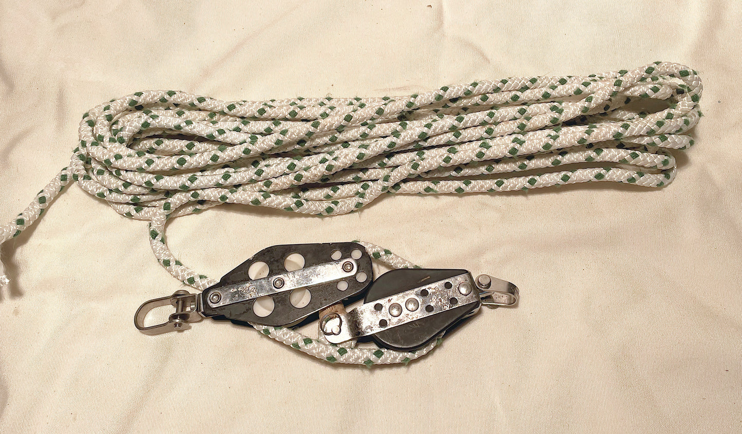 24' 6" Boom Vang Schaefer and Harken Blocks -3/8” Line
