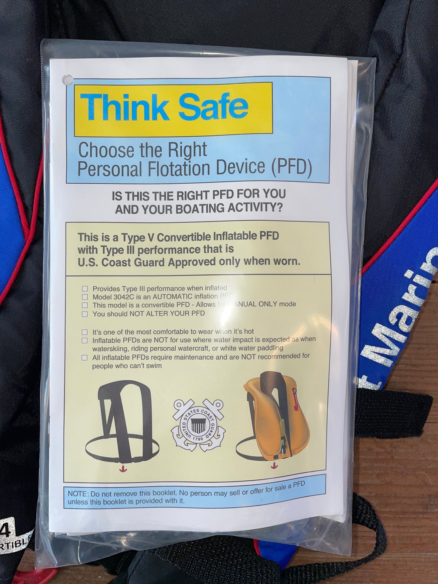 West Marine Auto/manual24 Convertible Type V Personal Floatation Devi