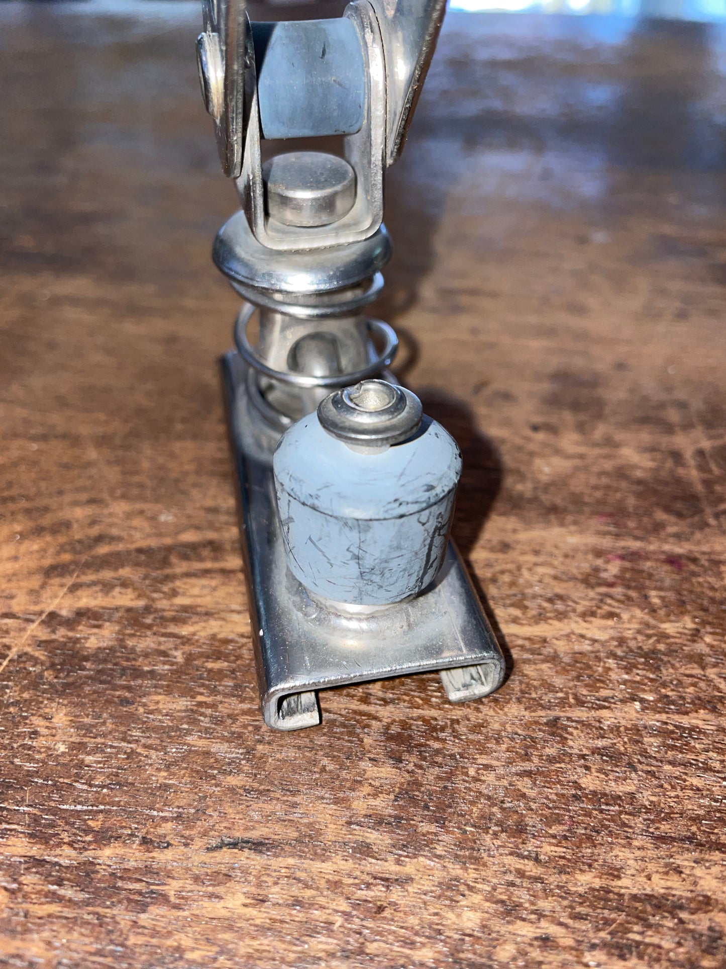Garhauer 316 Alloy Spring Loaded Single Block With 1” Track Car - 2 5/8” Sheave -3/8” Line