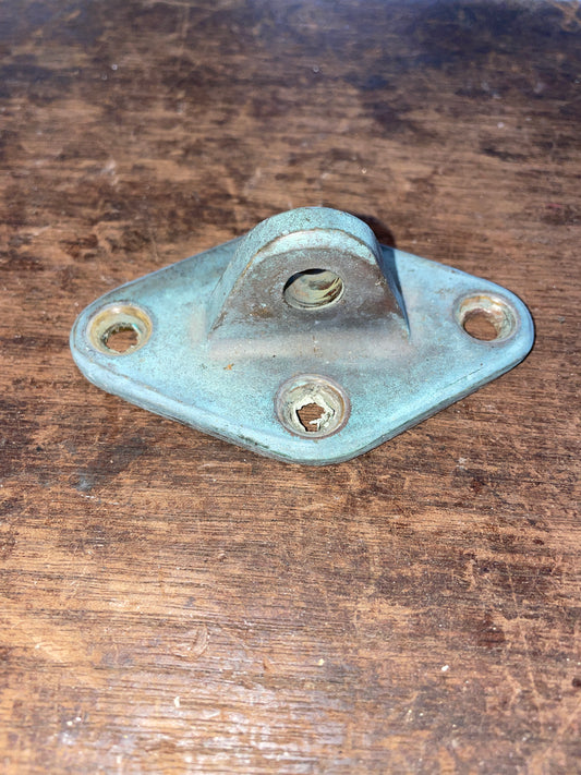 Vintage Bronzed Pad Eye / Chain Plate With 3/8” Pin Diameter