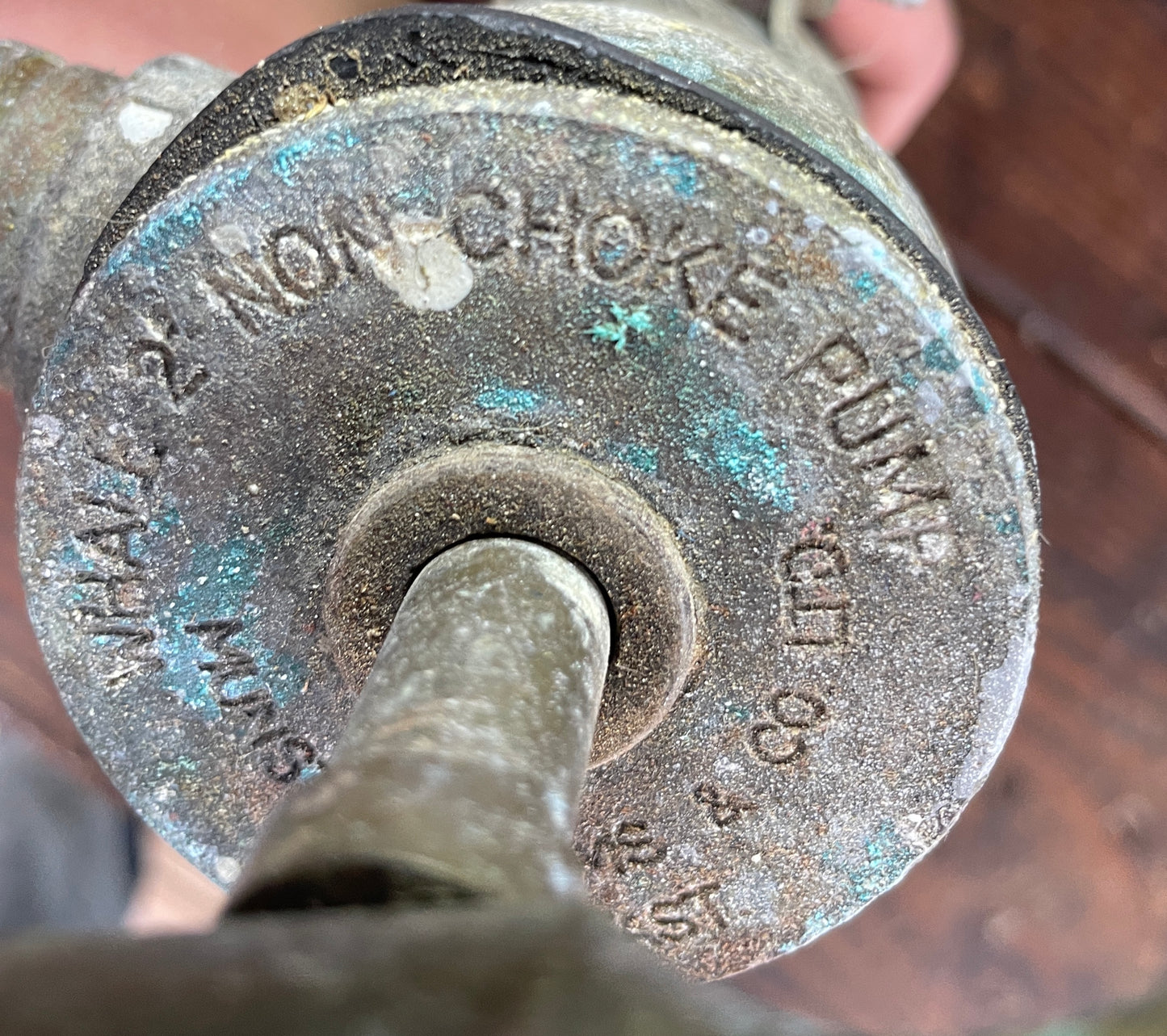 Vintage Bronze Hand Bilge Pump Whale 2" Non-Choke