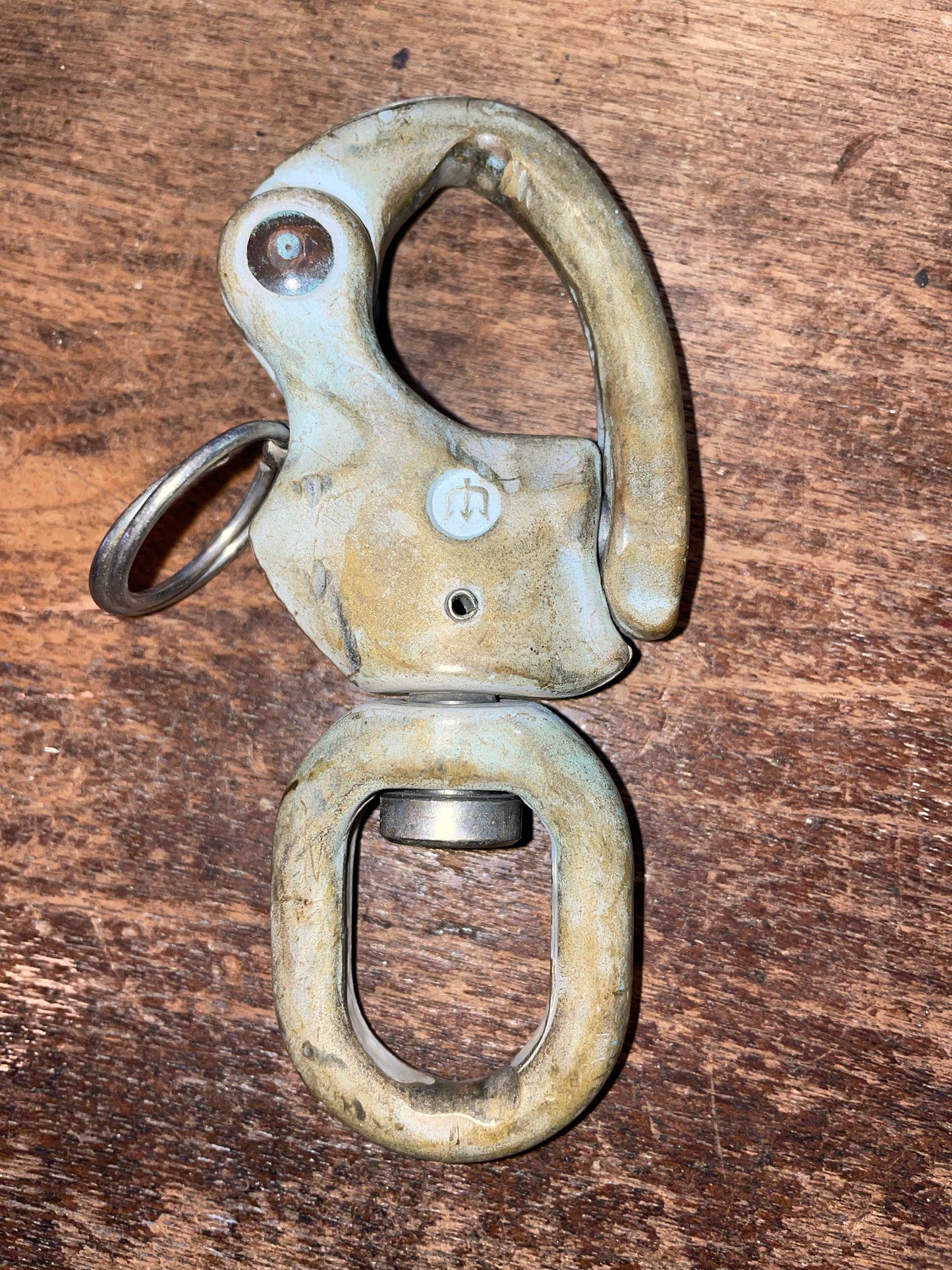 Vintage Merriman #2 Bronze 3/4" Snap Shackle Swivel Bail