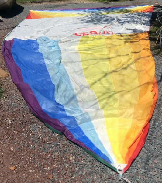 Ulmer Symmetrical Rainbow Spinnaker 24'7" Foot 44'3" Luff And Leech